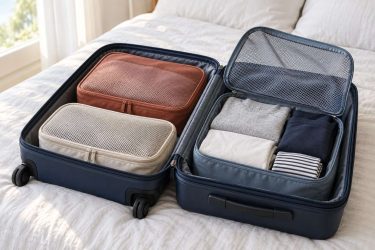 Cubos para organizar maletas: qué tamaños necesitas para una escapada